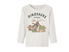 Name It white alyssum t-shirt dinosaurs